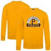 Gold Pittsburgh Pirates Levelwear Zane Banner Arch Sweatshirt