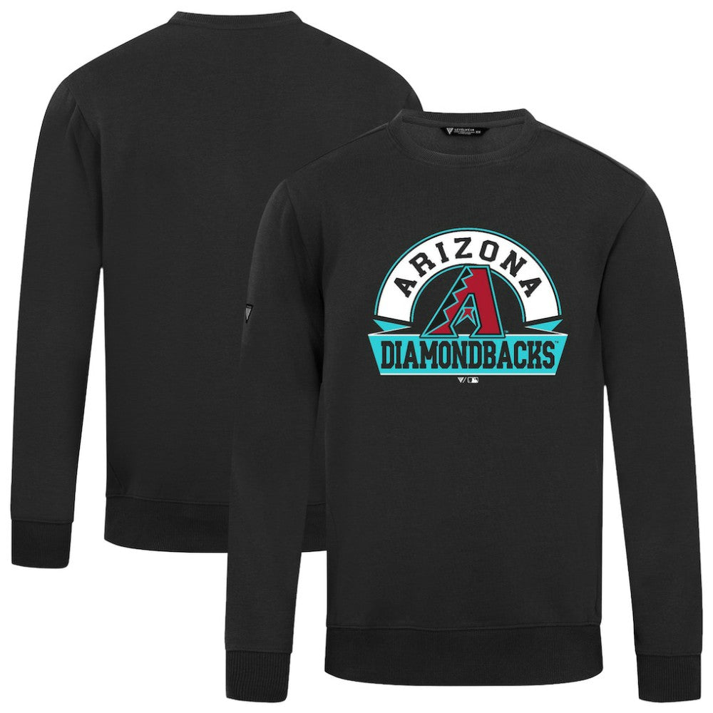 Black Arizona Diamondbacks Levelwear Zane Banner Arch Sweatshirt