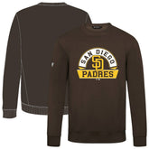 Brown San Diego Padres Levelwear Zane Banner Arch Sweatshirt