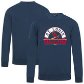 Navy St. Louis Cardinals Levelwear Zane Banner Arch Sweatshirt