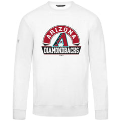 White Arizona Diamondbacks Levelwear Zane Banner Arch Sweatshirt