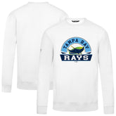 White Tampa Bay Rays Levelwear Zane Banner Arch Sweatshirt
