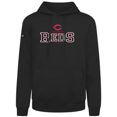 Black Cincinnati Reds Levelwear Podium Journey Hoodie
