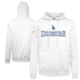 White Los Angeles Dodgers Levelwear Podium Journey Hoodie