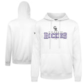 White Colorado Rockies Levelwear Podium Journey Hoodie