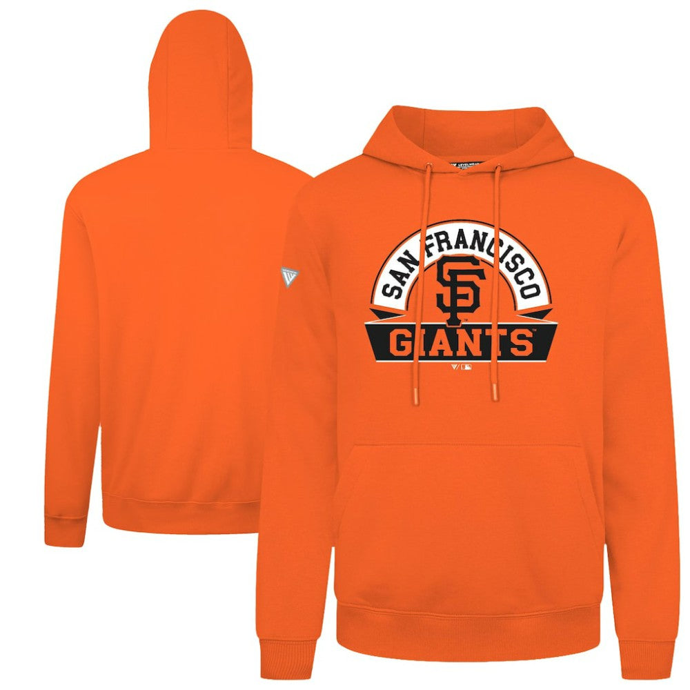 Orange San Francisco Giants Levelwear Podium Banner Arch Hoodie