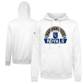 White Kansas City Royals Levelwear Podium Banner Arch Hoodie