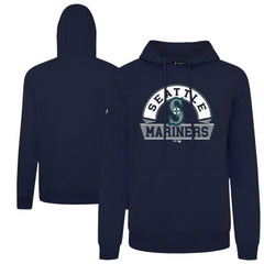 Navy Seattle Mariners Levelwear Podium Banner Arch Hoodie