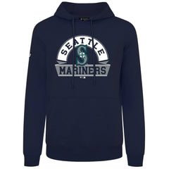Navy Seattle Mariners Levelwear Podium Banner Arch Hoodie