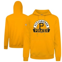 Gold Pittsburgh Pirates Levelwear Podium Banner Arch Hoodie
