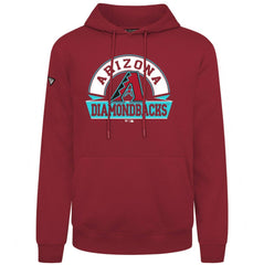 Red Arizona Diamondbacks Levelwear Podium Banner Arch Hoodie