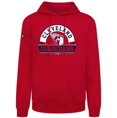 Red Cleveland Guardians Levelwear Podium Banner Arch Hoodie