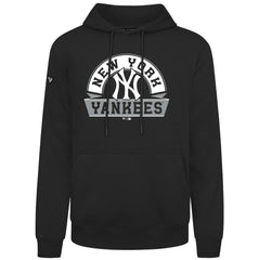 Black New York Yankees Levelwear Podium Banner Arch Hoodie