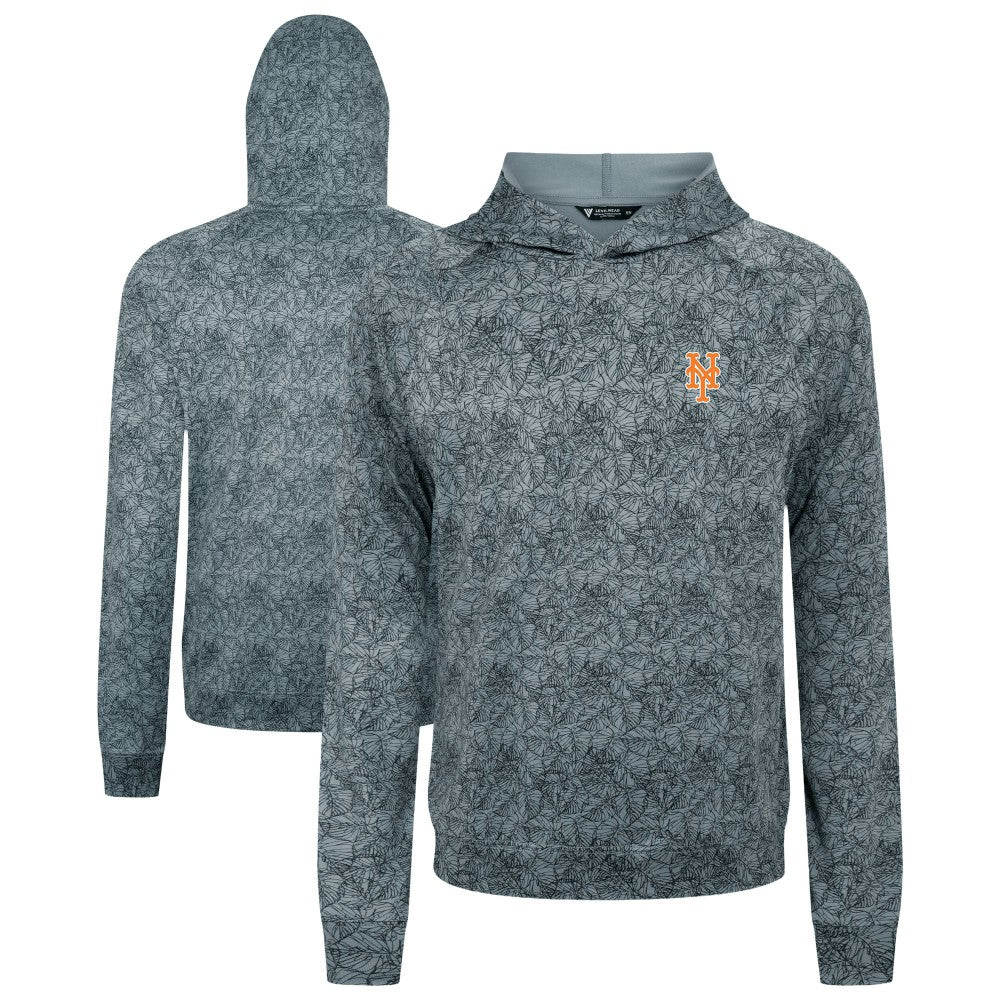 Gray New York Mets Levelwear Albatross Raglan Hoodie