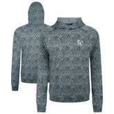 Gray Kansas City Royals Levelwear Albatross Raglan Hoodie