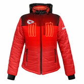 ActionHeat Women's 5V Battery Heated Insulated Puffer Full-Zip Jacket - Kansas City Chiefs Jackets