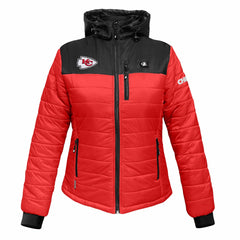 ActionHeat Women's 5V Battery Heated Insulated Puffer Full-Zip Jacket - Kansas City Chiefs Jackets
