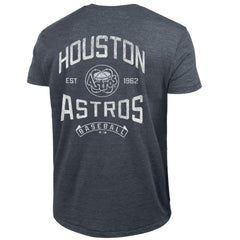 Navy Houston Astros Champion Vintage 3-Hit Tri-Blend T-Shirt