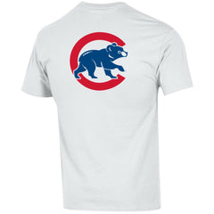 White Chicago Cubs Champion 3-Hit Jersey T-Shirt