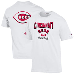White Cincinnati Reds Champion 3-Hit Jersey T-Shirt