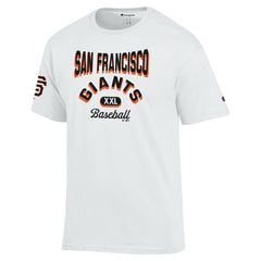 White San Francisco Giants Champion 3-Hit Jersey T-Shirt