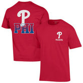 Red Philadelphia Phillies Champion Jersey T-Shirt