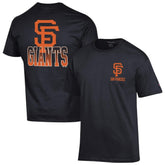 Black San Francisco Giants Champion Jersey T-Shirt