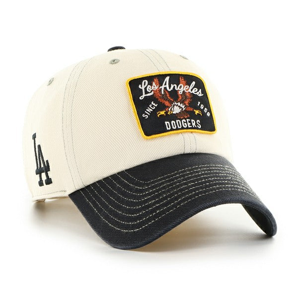 Natural/Black Los Angeles Dodgers '47 Keepsake Collection Clean Up Adjustable Hat