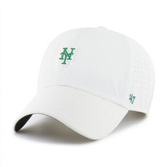White New York Mets '47 Elevated Greens Clean Up Adjustable Hat