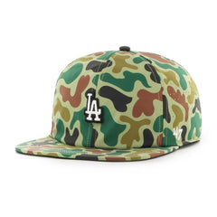 Camo Los Angeles Dodgers '47 Elevated Greens Captain Adjustable Hat