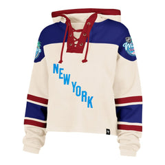 NHL New York Rangers '47 Women's 2026 NHL Winter Classic Cropped Superior Lacer Hoodie