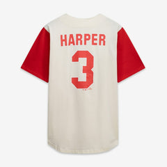 Cream/Red Philadelphia Phillies Profile Big & Tall Two-Color Fashion Jersey