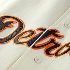 Cream/Navy Detroit Tigers Profile Big & Tall Two-Color Fashion Jersey