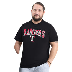 Black Texas Rangers G-III Sports by Carl Banks Adaptive Classic Team Spirit T-Shirt