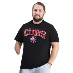 Black Chicago Cubs G-III Sports by Carl Banks Adaptive Classic Team Spirit T-Shirt