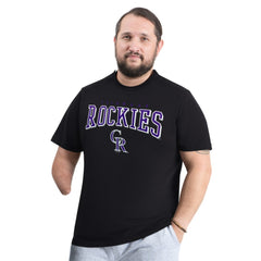 Black Colorado Rockies G-III Sports by Carl Banks Adaptive Classic Team Spirit T-Shirt