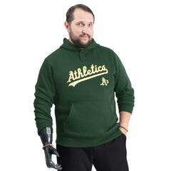 Green Athletics G-III Sports by Carl Banks Adaptive Lockup Fleece Hoodie