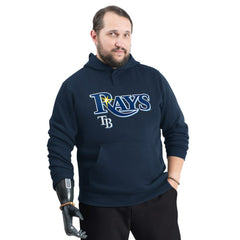 Navy Tampa Bay Rays G-III Sports by Carl Banks Adaptive Lockup Fleece Hoodie