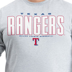 Gray Texas Rangers G-III Sports by Carl Banks Adaptive Long Sleeve T-Shirt
