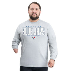 Gray Toronto Blue Jays G-III Sports by Carl Banks Adaptive Long Sleeve T-Shirt