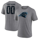 Heritage Custom Name & Number Tri-Blend T-Shirt - Carolina Panthers T-shirts