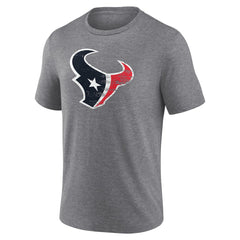 Heritage Custom Name & Number Tri-Blend T-Shirt - Houston Texans T-shirts