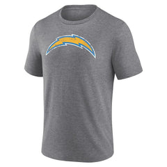 Heritage Custom Name & Number Tri-Blend T-Shirt - Los Angeles Chargers T-shirts