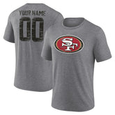 Heritage Custom Name & Number Tri-Blend T-Shirt - San Francisco 49ers T-shirts