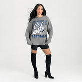 Gameday Couture Women's Oversized Sweet Victory Corded Sweatshirt - Indianapolis Colts Sweatshirts