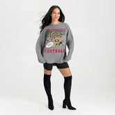 Gameday Couture Women's Oversized Sweet Victory Corded Sweatshirt - San Francisco 49ers Sweatshirts