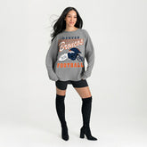 Gameday Couture Women's Oversized Sweet Victory Corded Sweatshirt - Denver Broncos Sweatshirts