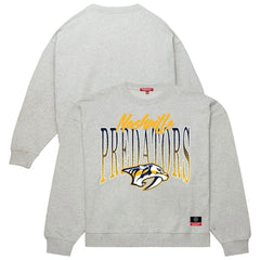 NHL Nashville Predators Mitchell & Ness Women's Hockey Night Sweatshirt