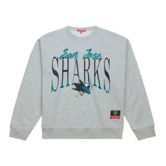 NHL San Jose Sharks Mitchell & Ness Women's Hockey Night Sweatshirt