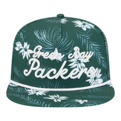 Palm Print A-Frame 9FIFTY Snapback Hat - Green Bay Packers Hats